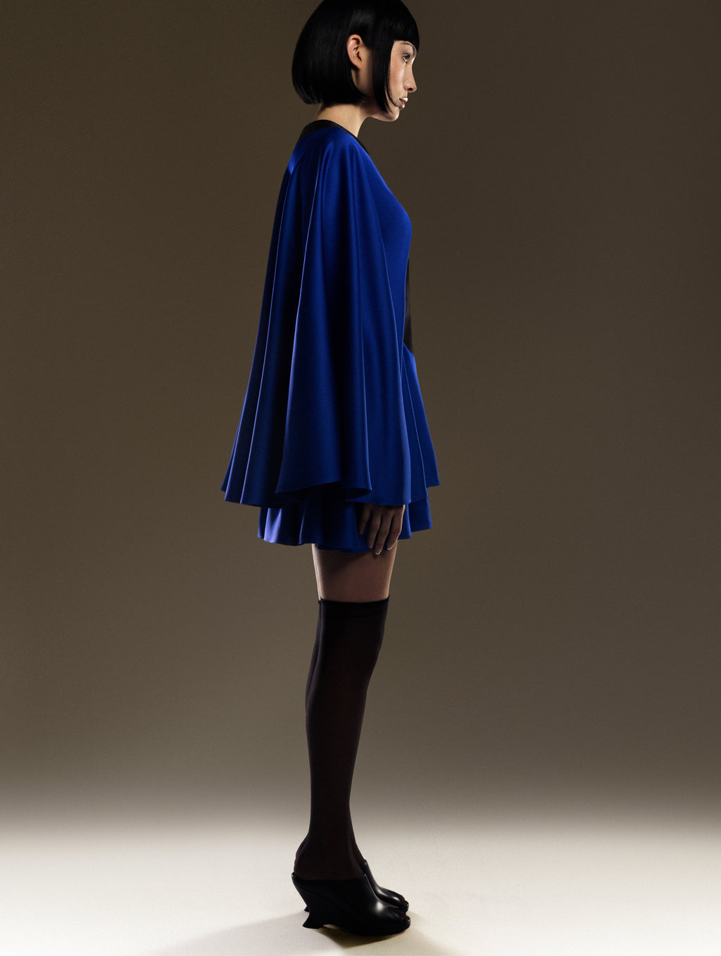 Circular Cape Dress
