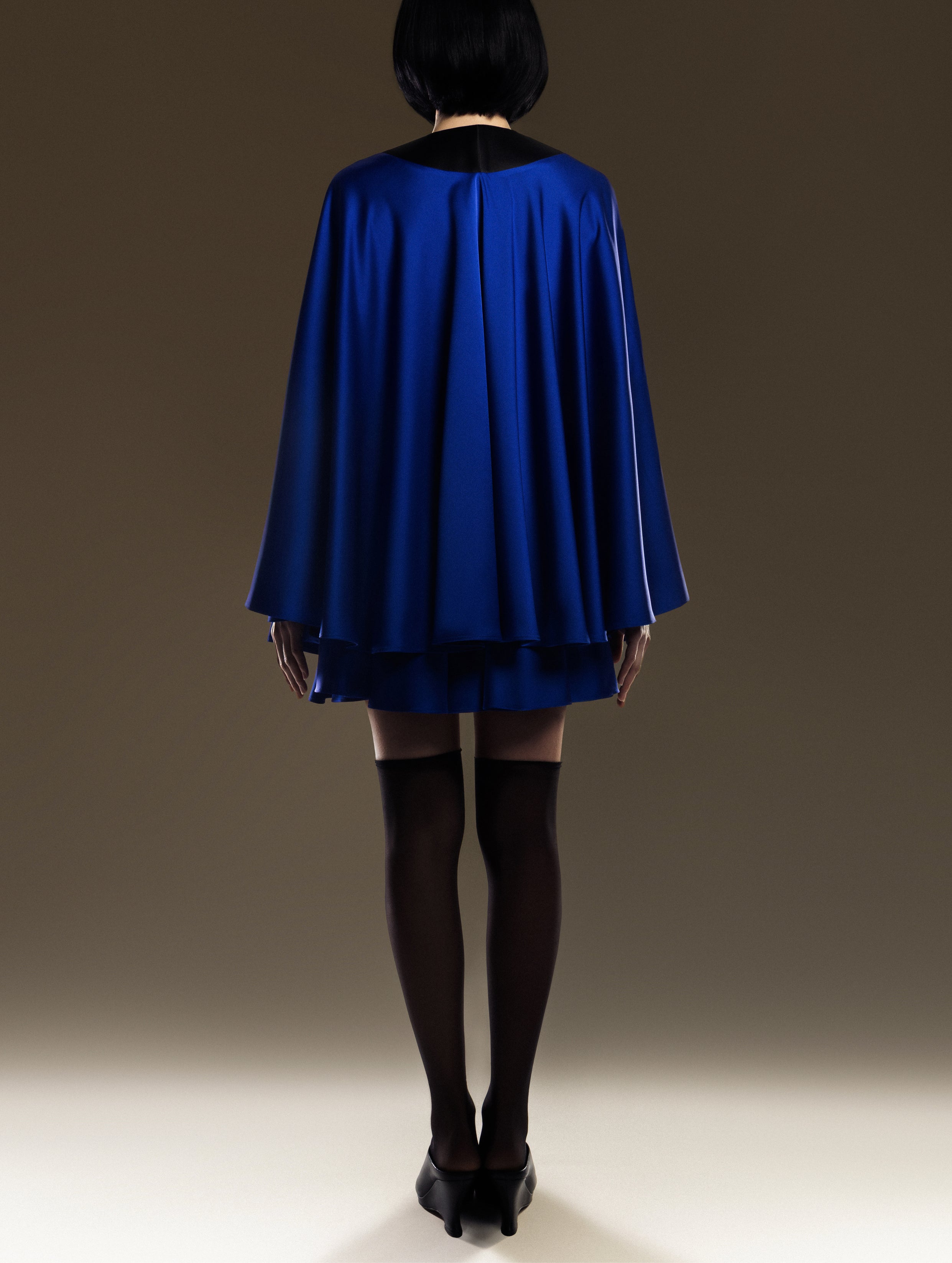 Circular Cape Dress
