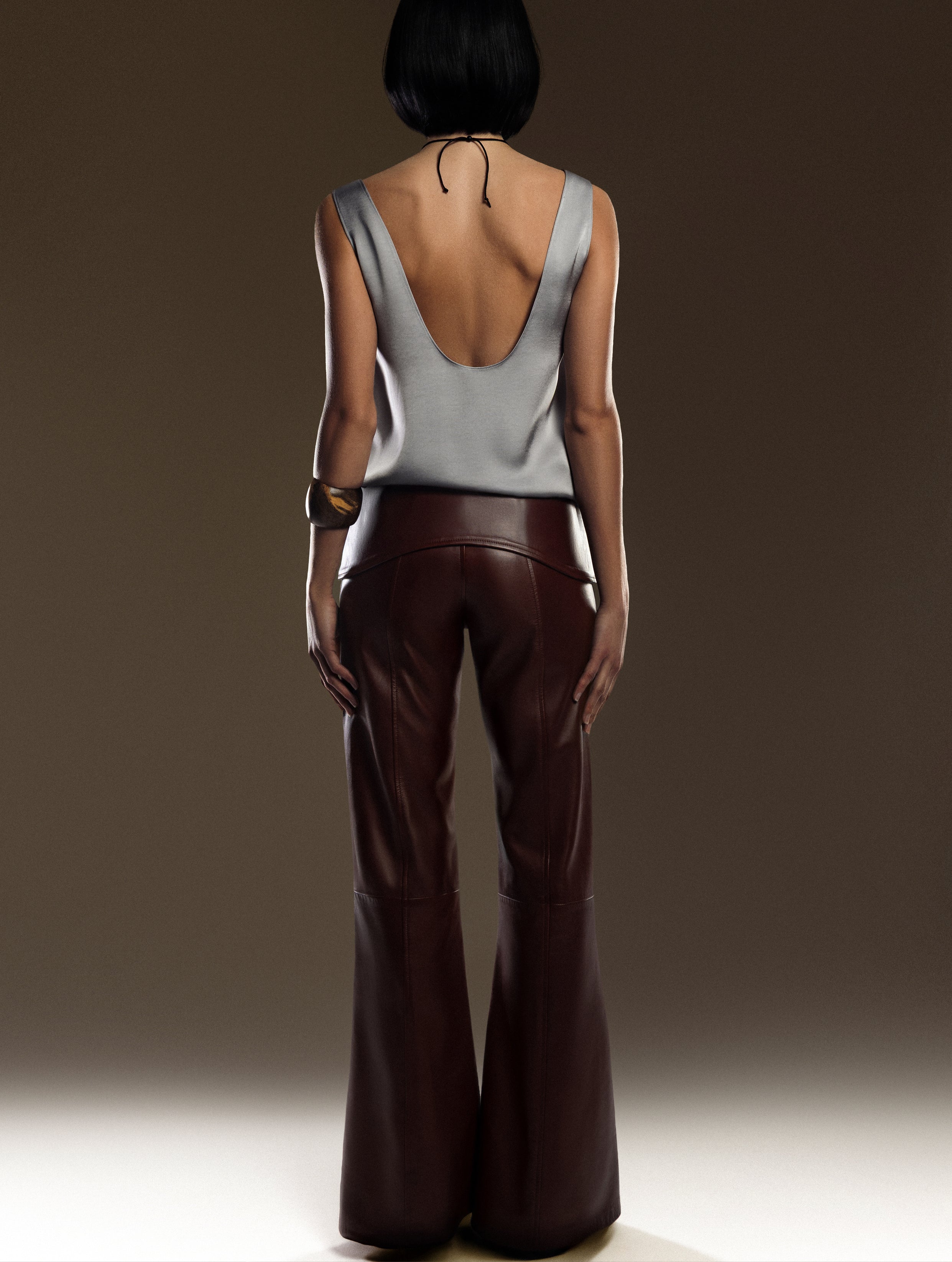Low Rise Belted Pants