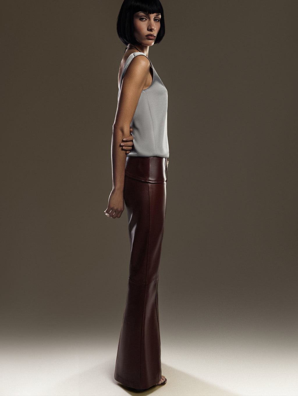 Low Rise Belted Pants