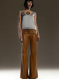 Low Rise Belted Pants