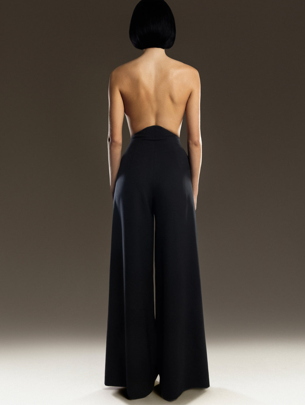 Contouring High-Waisted Flared Pants