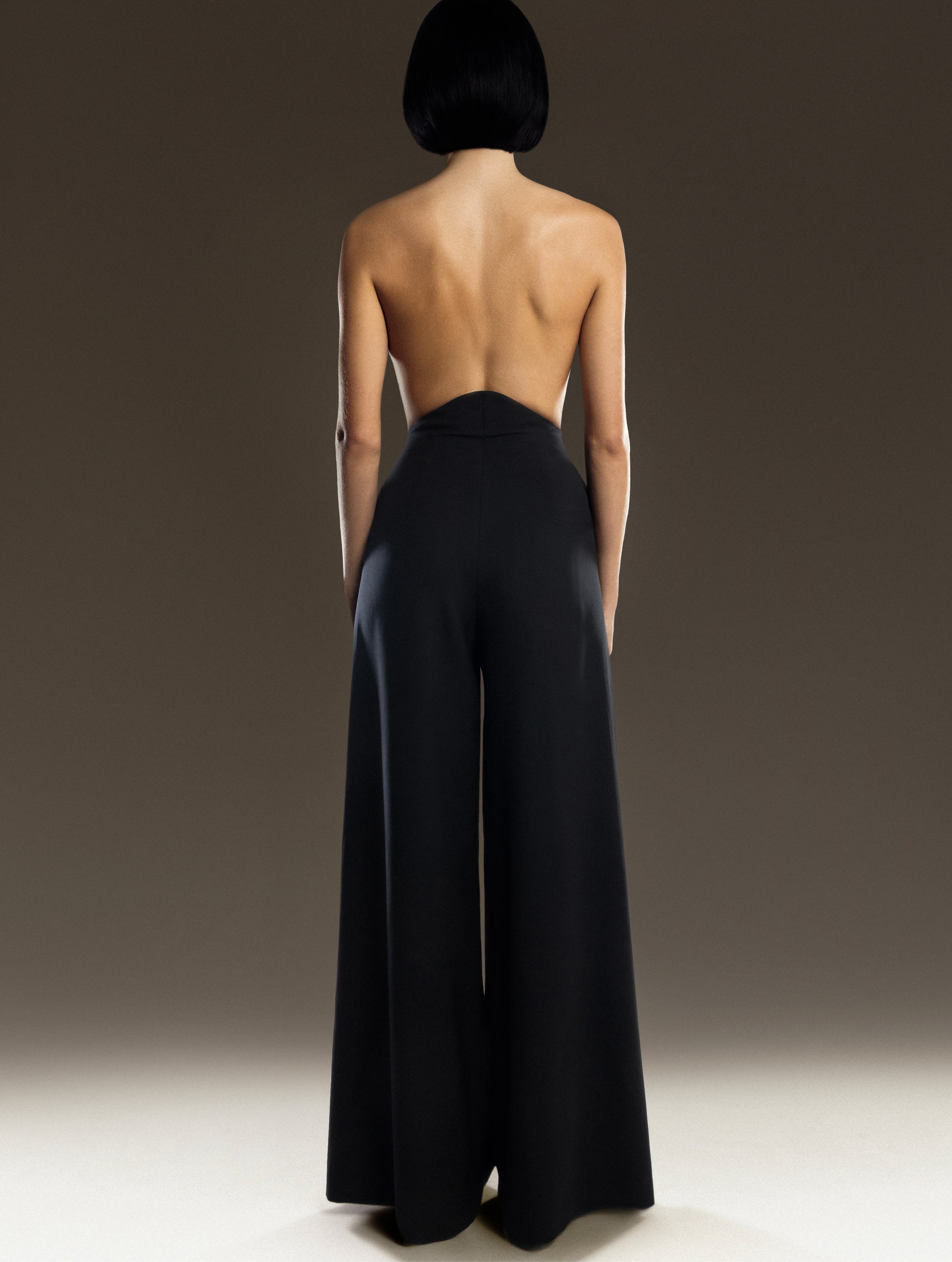 Contouring High-Waisted Flared Pants